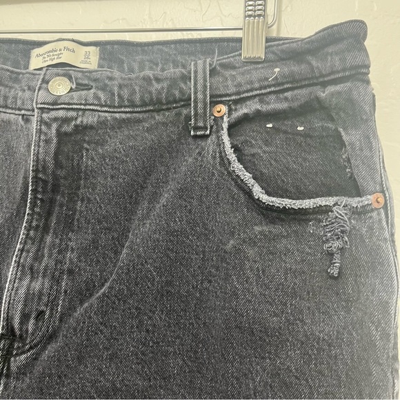 Abercrombie & Fitch The 90s Straight Ultra High Rise Size 33 - Picture 3 of 8
